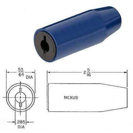 Rugged Radios Military Grade Nexus Replacement Jack TJ-102 NEXUS-TJ102-BLUE