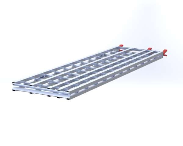 Load image into Gallery viewer, Aluminum Bi-fold Loading Ramp - 6 feet long x 40&quot; wide
