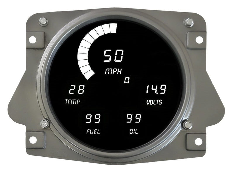Load image into Gallery viewer, Intellitronix White OEM Replacement Digital LED Gauge Panel For Ford Bronco 1966-1977
