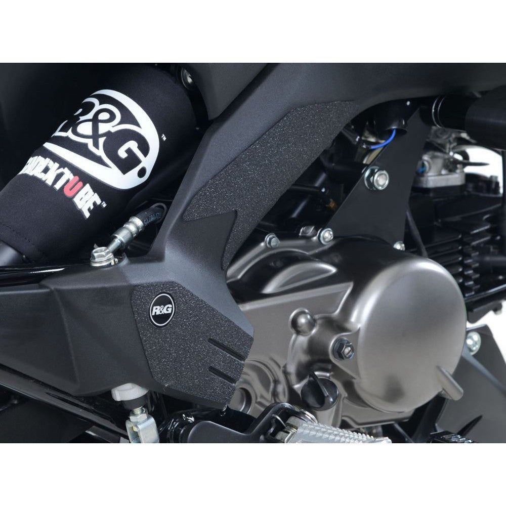 R&G Racing Black Boot Guard Kit For 2016-2018 Kawasaki Z125