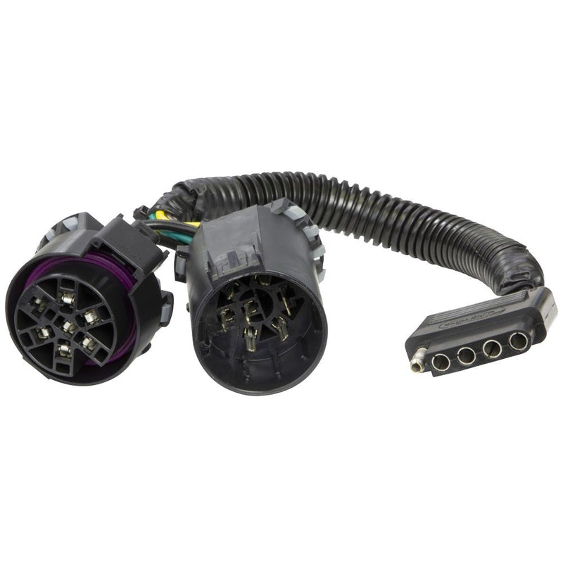 Load image into Gallery viewer, OEM Connector to 5-Flat Connector Fits Select Vehicles with Factory 7-Way DODGE / FORD / GM / HONDA  /JEEP / RAM
