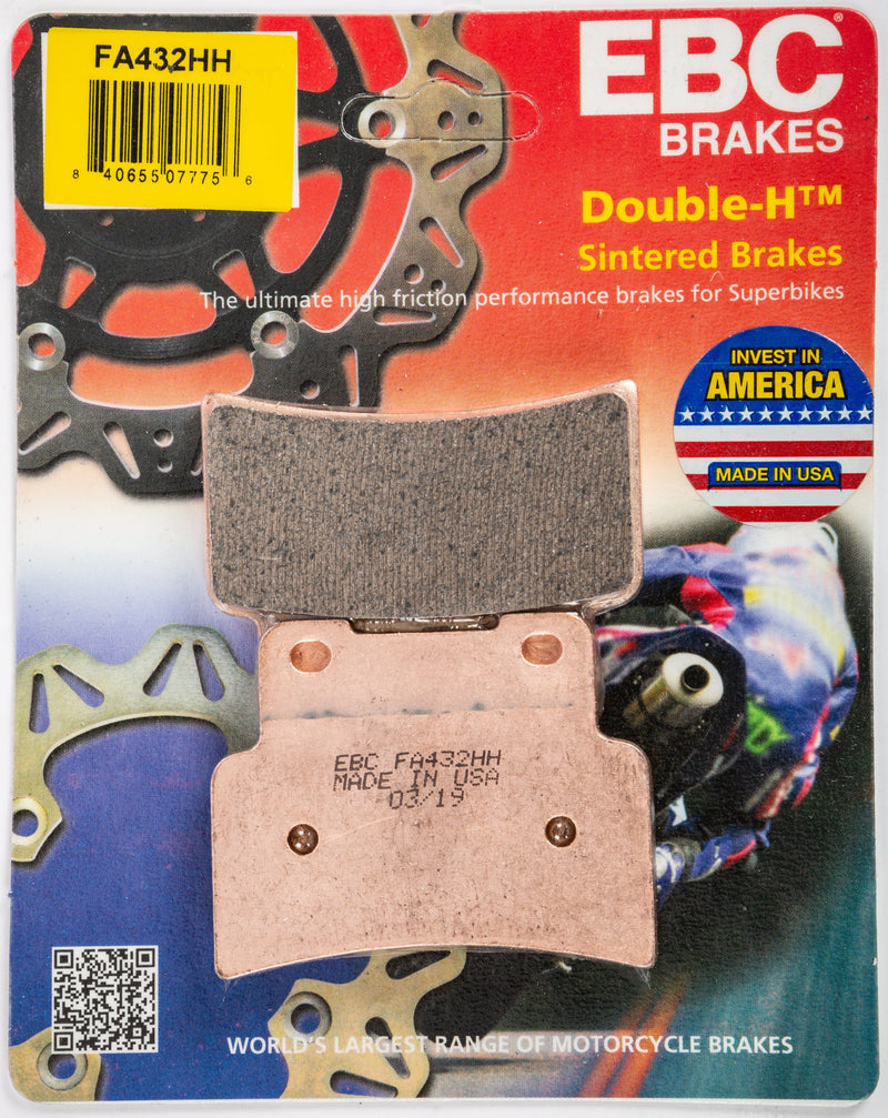 Load image into Gallery viewer, EBC 1 Pair Sintered HH Race Formula Brake Pads MPN FA432HH
