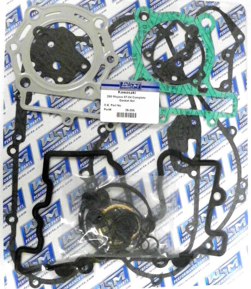 Load image into Gallery viewer, WSM Complete Gasket Kit For Kawasaki 250 KL / KLR / Mojave 85-05 25-205
