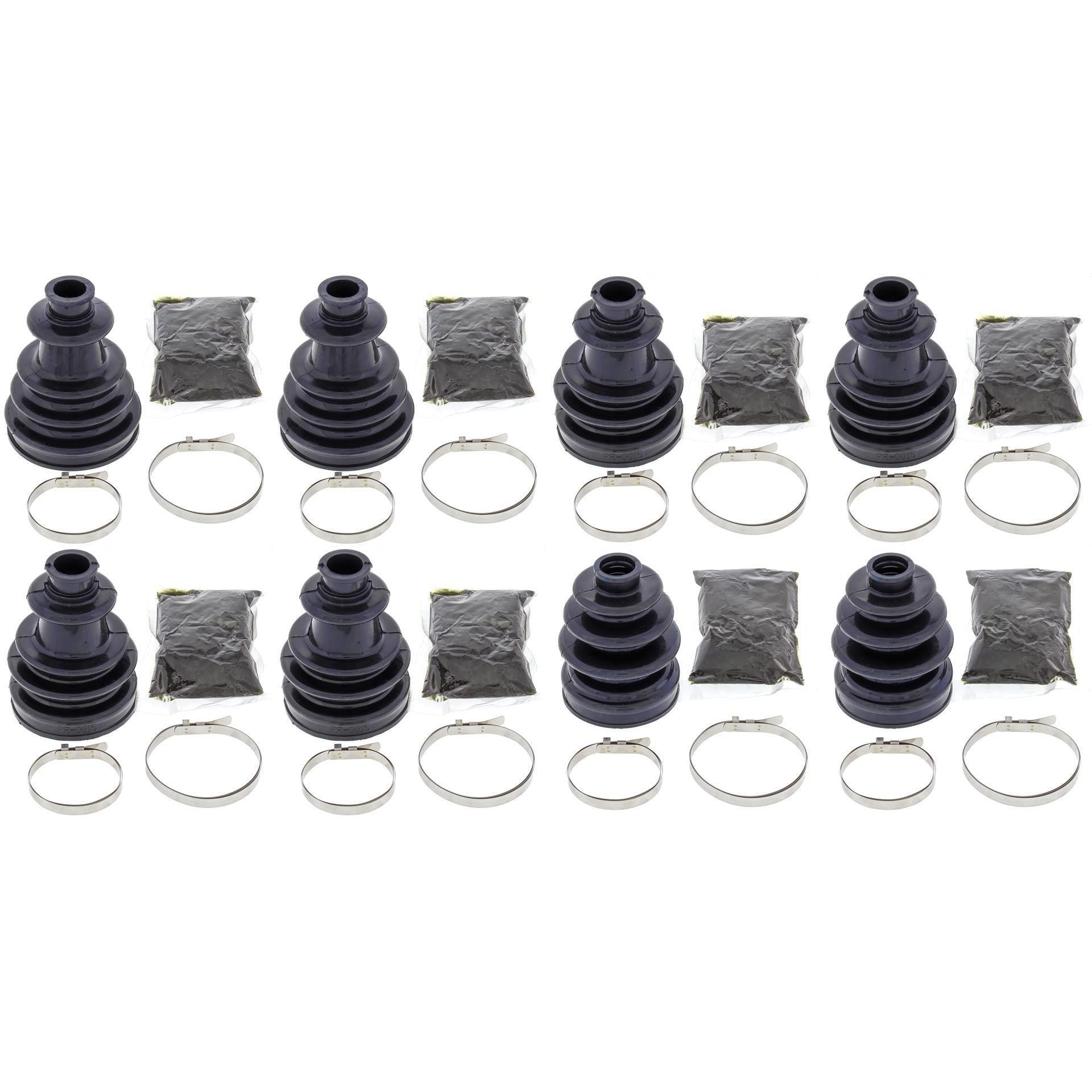 Complete Front & Rear Inner & Outer CV Boot Repair Kit Ranger 1000 Diesel 15-16