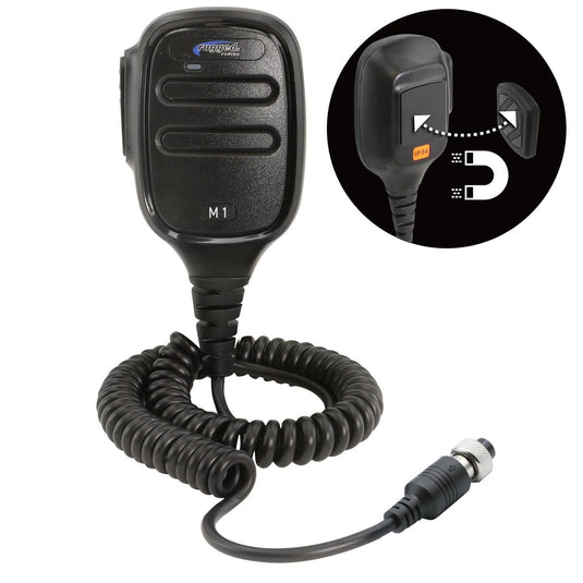 Rugged Radios Hand Mic for M1 Mobile Radio with Scosche MagicMount HM-M1