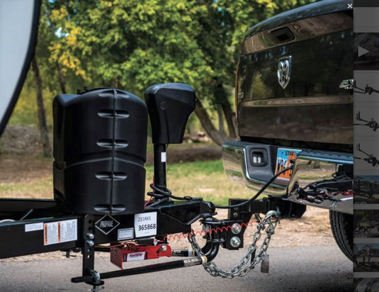 FastWay e2 Round Bar Style Weight Distribution Kit with Sway Control - 10,000 lbs. Tow Capacity, 1,000 lbs. Tongue Weight