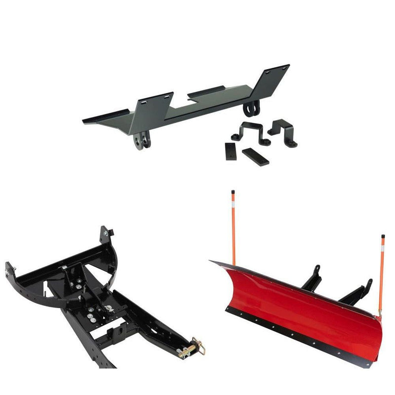 Load image into Gallery viewer, Denali Black UTV Snow Plow Kit For Yamaha Rhino 450 YXR450FA 4x4 2006-2011
