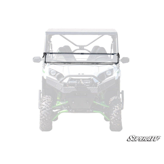 SuperATV Kawasaki Teryx Scratch Resistant Flip Down Windshield FDWS-K-TRX4-70