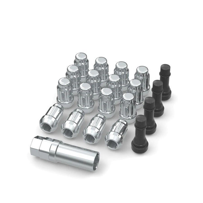 Bullite 16 Piece Chrome Lug Nut Set 12X1.5