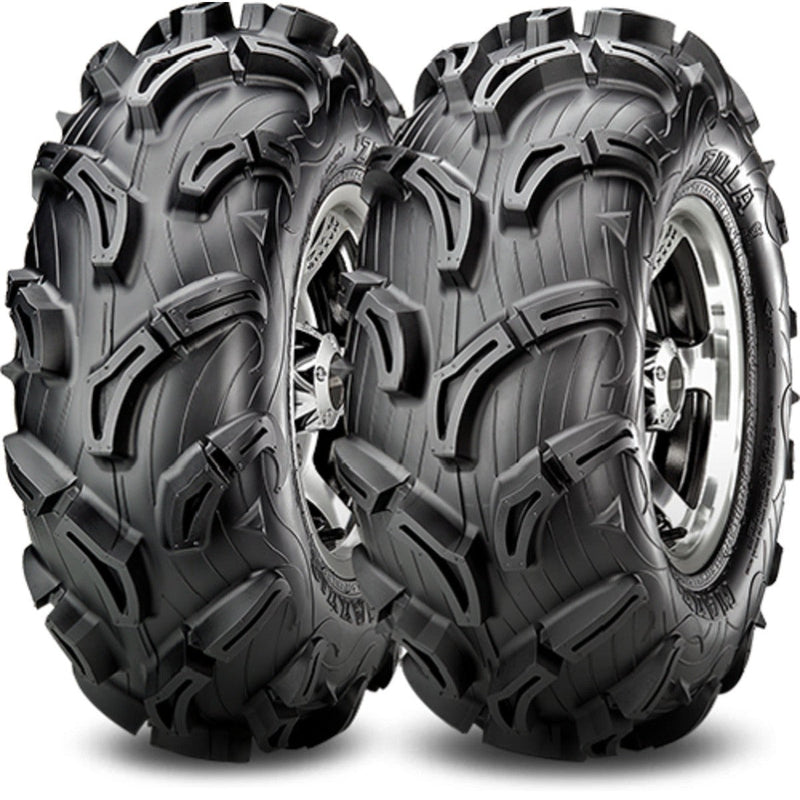 Load image into Gallery viewer, Set of 2 Maxxis Zilla Rear ATV UTV Tires AT27X12-14 6Ply
