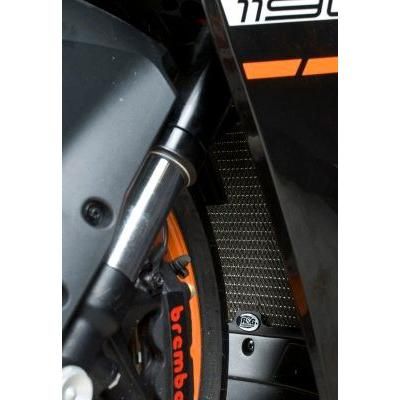 R&G Racing Black Aluminum Radiator Guard RAD0133BK