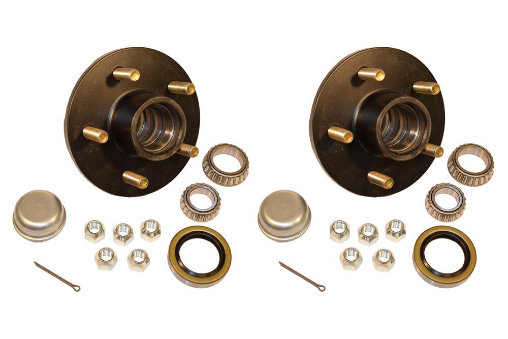 Trailer Hub Kit (H-1000-PR) 5 Bolt on 4-1/2 Inch Circle with 1-3/8