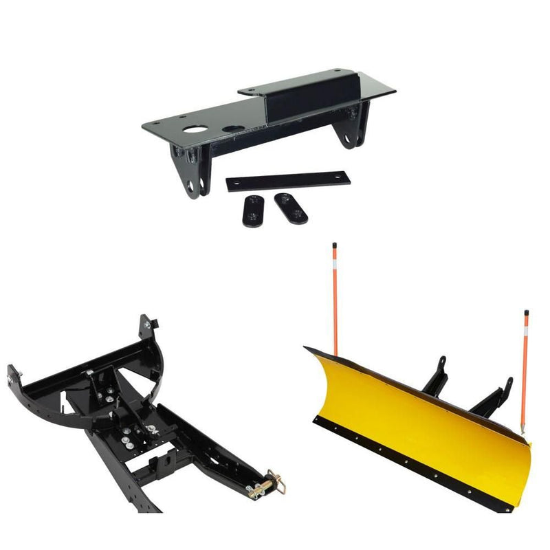 Load image into Gallery viewer, Denali Black UTV Snow Plow Kit For Kawasaki Teryx4 800 2012-2021
