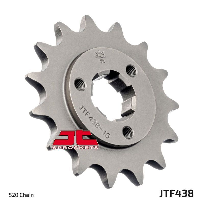 Load image into Gallery viewer, JT Sprockets Front Steel Sprocket 15 Tooth 15T 520 Chain JTF438.15
