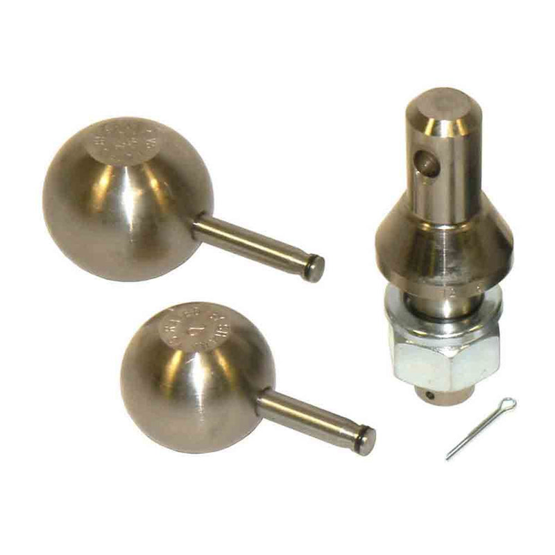 Load image into Gallery viewer, Convert-A-Ball Stainless Steel 2-Ball Set - 2 Inch and 2-5/16 Inch Balls - 1 Inch Shank
