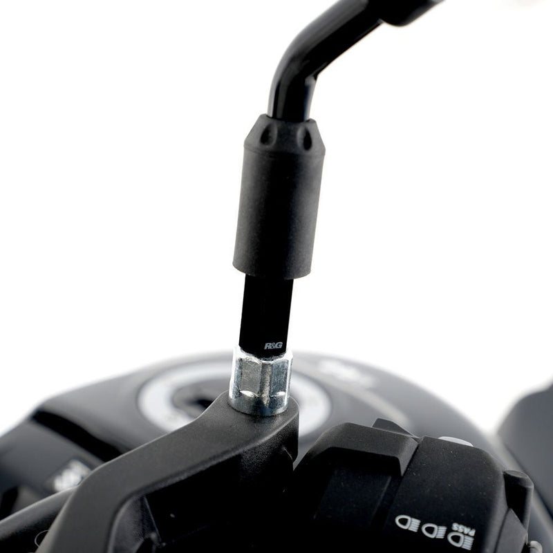 Load image into Gallery viewer, R&amp;G Racing Black Mirror Risers For 2021-2023 Honda PCX 125
