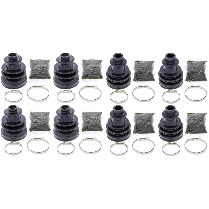 Complete Front & Rear Inner & Outer CV Boot Repair Kit Polaris RZR 4 800 2010