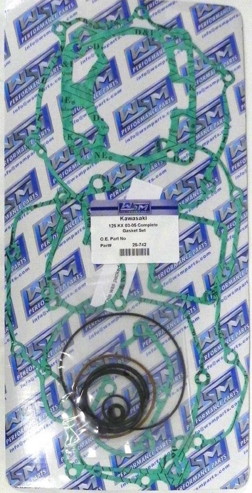 Load image into Gallery viewer, WSM Complete Gasket Kit For Kawasaki 125 KX 03-05 25-742
