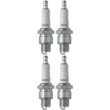 Set 4 NGK Standard Spark Plugs for Suzuki GT185 1977-1973 Engine 185cc