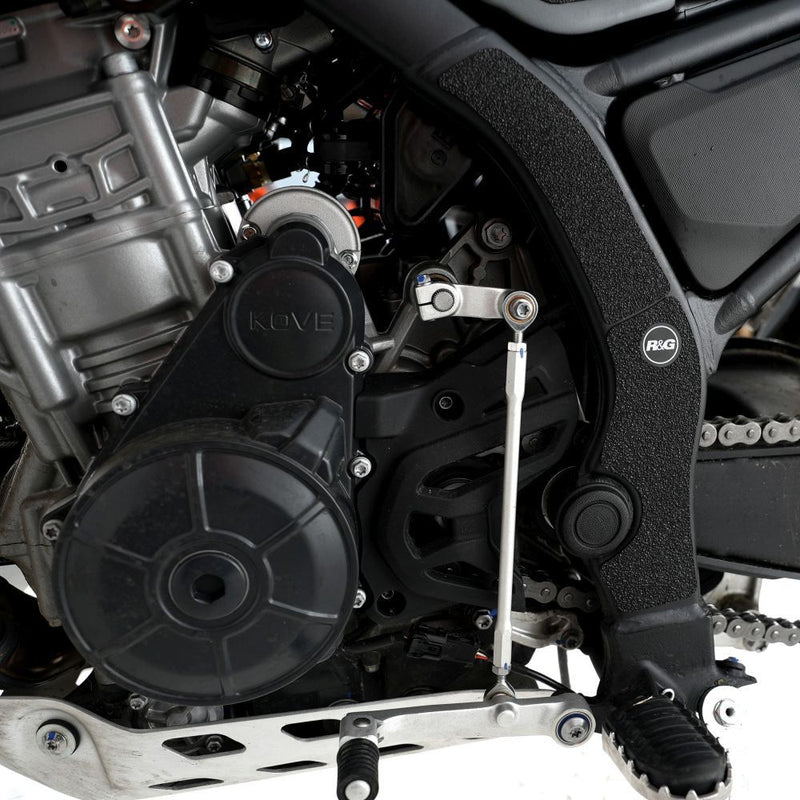 Load image into Gallery viewer, R&amp;G Racing Black Boot Guard Kit For 2024-2025 Kove 800X PRO EZBG3000BL
