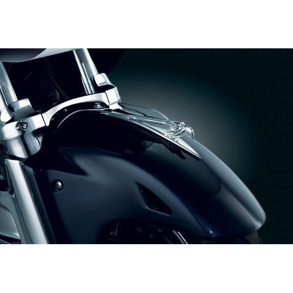 Load image into Gallery viewer, KURYAKYN CHRME DECO EAGLE FRONT FENDER ACCENT FOR HARLEY LATE MODEL TOURING 7333
