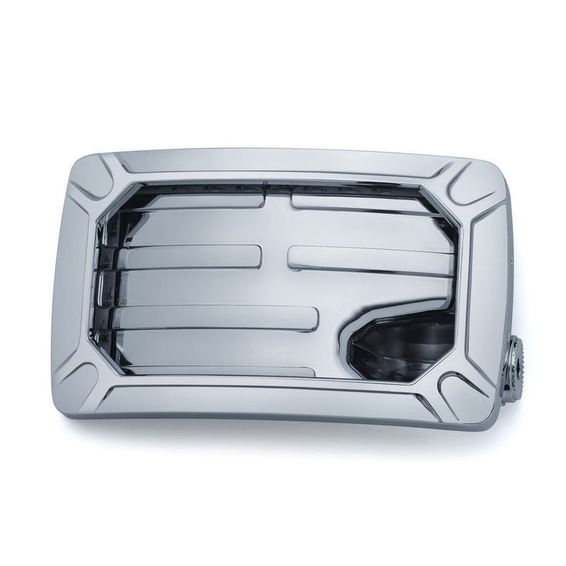 Load image into Gallery viewer, Kuryakyn Nova Side Mount License Plate Frames Chrome Horizon 3192

