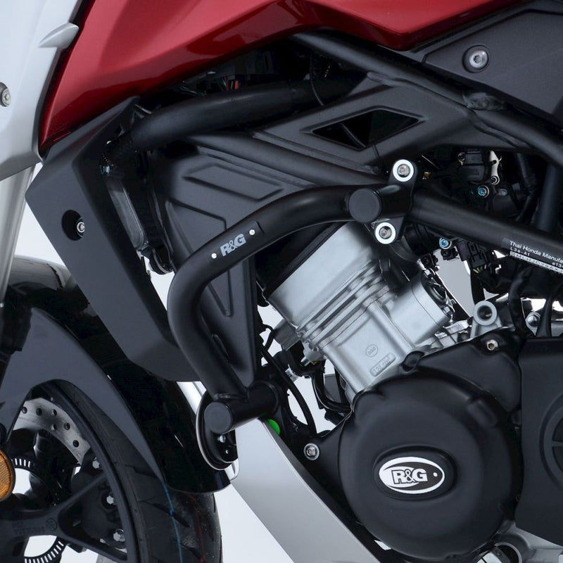 Load image into Gallery viewer, R&amp;G Racing Black Adventure Bars For 2018-2024 Honda CB125R AB0037BK
