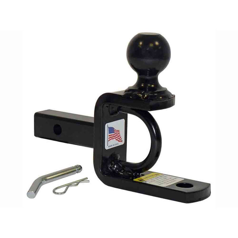 Load image into Gallery viewer, Rigid Hitch (ATV-125) 2 Inch Ball Mount for ATV/UTV fits 1-1/4 Inch Receiver - Made in USA
