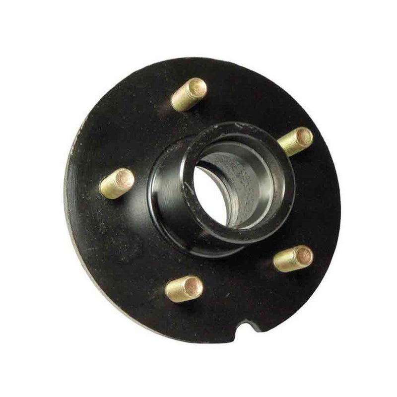 Load image into Gallery viewer, 5-Bolt on 4-1/2&quot; Circle Trailer Hub for 1-3/8&quot; To 1-1/16&quot; Tapered Spindles
