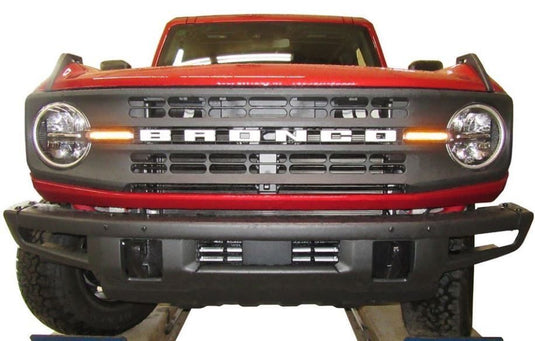 Blue Ox Alpha Tow Bar (8,500 lbs. tow capacity) & Baseplate Combo fits Select Ford Bronco (Modular Bumper) (Includes ACC, Shutters, & Turbo) & Ford Bronco (Standard Bumper w/ D-Rings) (Includes ACC, Shutters, & Turbo)