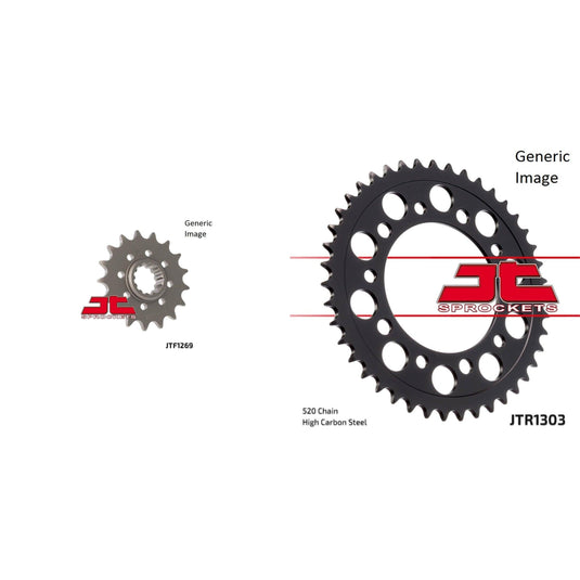 Front & Rear Sprocket Kit fits Street HONDA CBR900RR 1993-1995