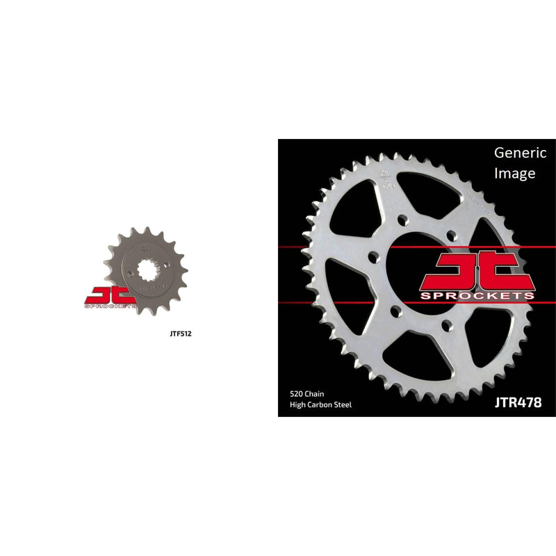 Load image into Gallery viewer, Front &amp; Rear Sprocket Kit for Street KAWASAKI ZX-4 1991-1992
