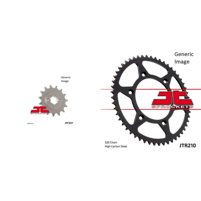 Load image into Gallery viewer, Front and Rear Steel Sprocket Kit for OffRoad HONDA CR250R 1984-1985
