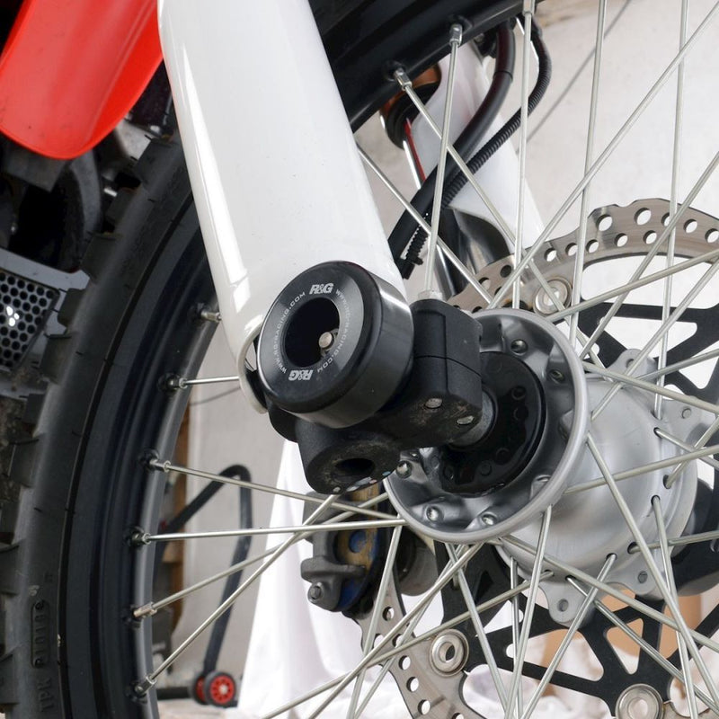 Load image into Gallery viewer, R&amp;G Racing Black Fork Protectors For 2020-2021 Honda CRF250L
