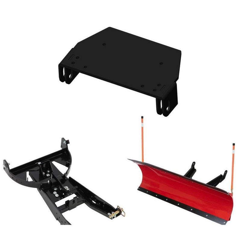 Load image into Gallery viewer, Denali Black UTV Snow Plow Kit For Can-Am Maverick Sport 1000 2018-2021

