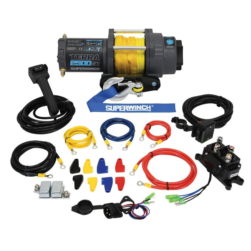 Load image into Gallery viewer, Superwinch Terra 3500SR 12V Synthetic Rope Winch
