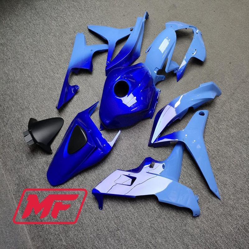 Load image into Gallery viewer, Monster Fairings Full Kit Honda CBR600RR 07-08 Gloss Blue Gradient + Windshield + Gas Tank Cover

