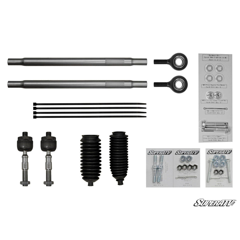 Load image into Gallery viewer, SuperATV Polaris RZR XP 1000 2014-2018 Heavy-Duty Swaged Tie Rod Kit TRRA-P-RZR-1K-14-ST-001

