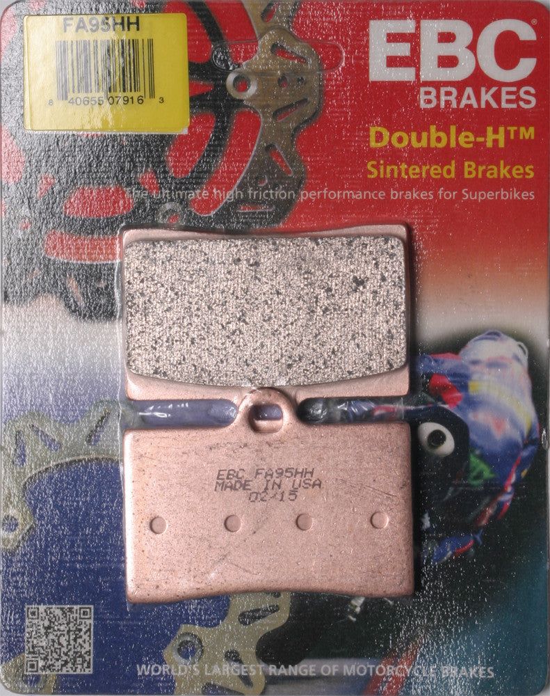 Load image into Gallery viewer, EBC 1 Pair Sintered HH Race Formula Brake Pads MPN FA95HH
