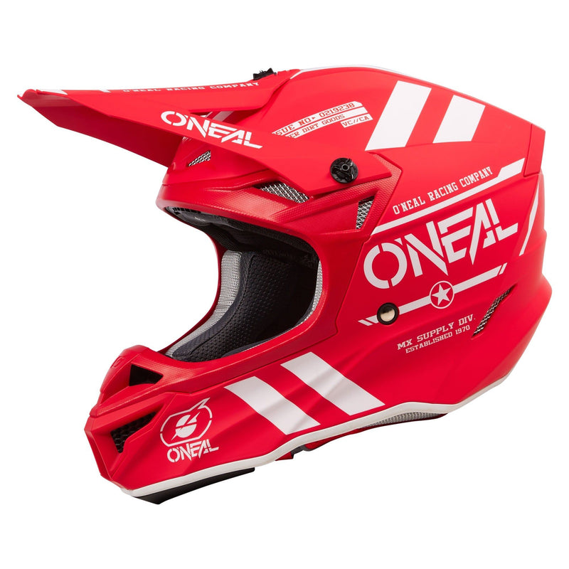 Load image into Gallery viewer, O&#39;Neal 5 SRS Warhawk Red Helmet

