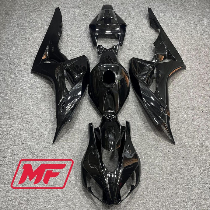 Monster Fairings Full Kit Honda CBR1000RR 06-07 Gloss Black + Windshield + Gas Tank Cover