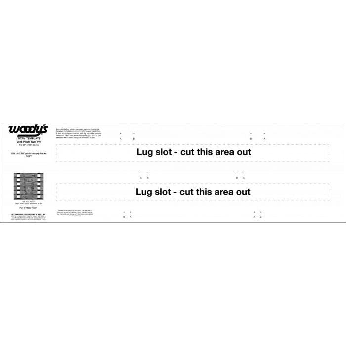 Load image into Gallery viewer, Woodys Stud Template Titan 2 Ply Tracks

