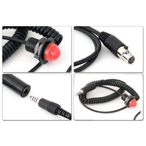 Rugged Radios Hole Mount Steering Wheel Quick Disconnect Push to Talk (PTT) PTT-HM-QD