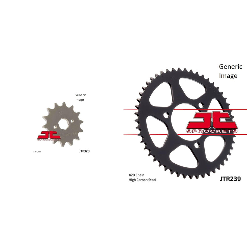 Load image into Gallery viewer, Front and Rear Steel Sprocket Kit for OffRoad HONDA XR200R 1986-2003
