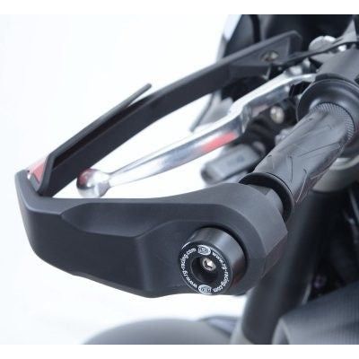 Load image into Gallery viewer, R&amp;G Racing Black Bar End Sliders For 2015-2017 Yamaha MT-07 MOTO CAGE BE0087BK
