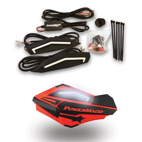 Load image into Gallery viewer, PowerMadd Sentinal Handguards LED Light Kit - 34490
