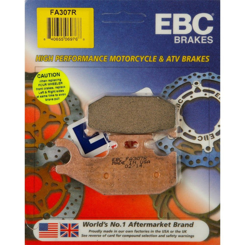 Load image into Gallery viewer, EBC 1 Pair Sintered R Series Heavy-Duty Brake Pads MPN FA307R

