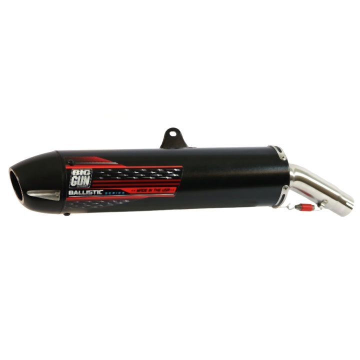 Load image into Gallery viewer, Big Gun EXO Stainless Steel Slip-On Exhaust With Black End Tip 14-6952
