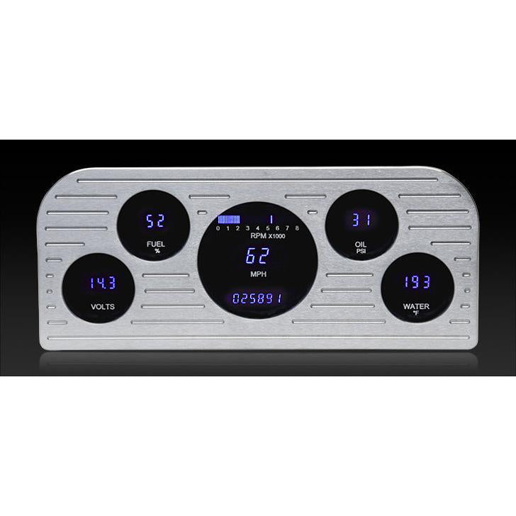 Load image into Gallery viewer, Dakota Digital 1937-1938 Ford Series III Gauge Kit with Teal/Blue Display VFD3-37F-Z
