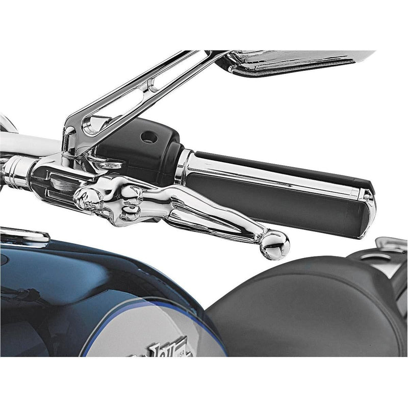 Load image into Gallery viewer, Harley-Davidson FLSTN Softail Deluxe 2005-2013Silhouette Levers Chrome Kuryakyn
